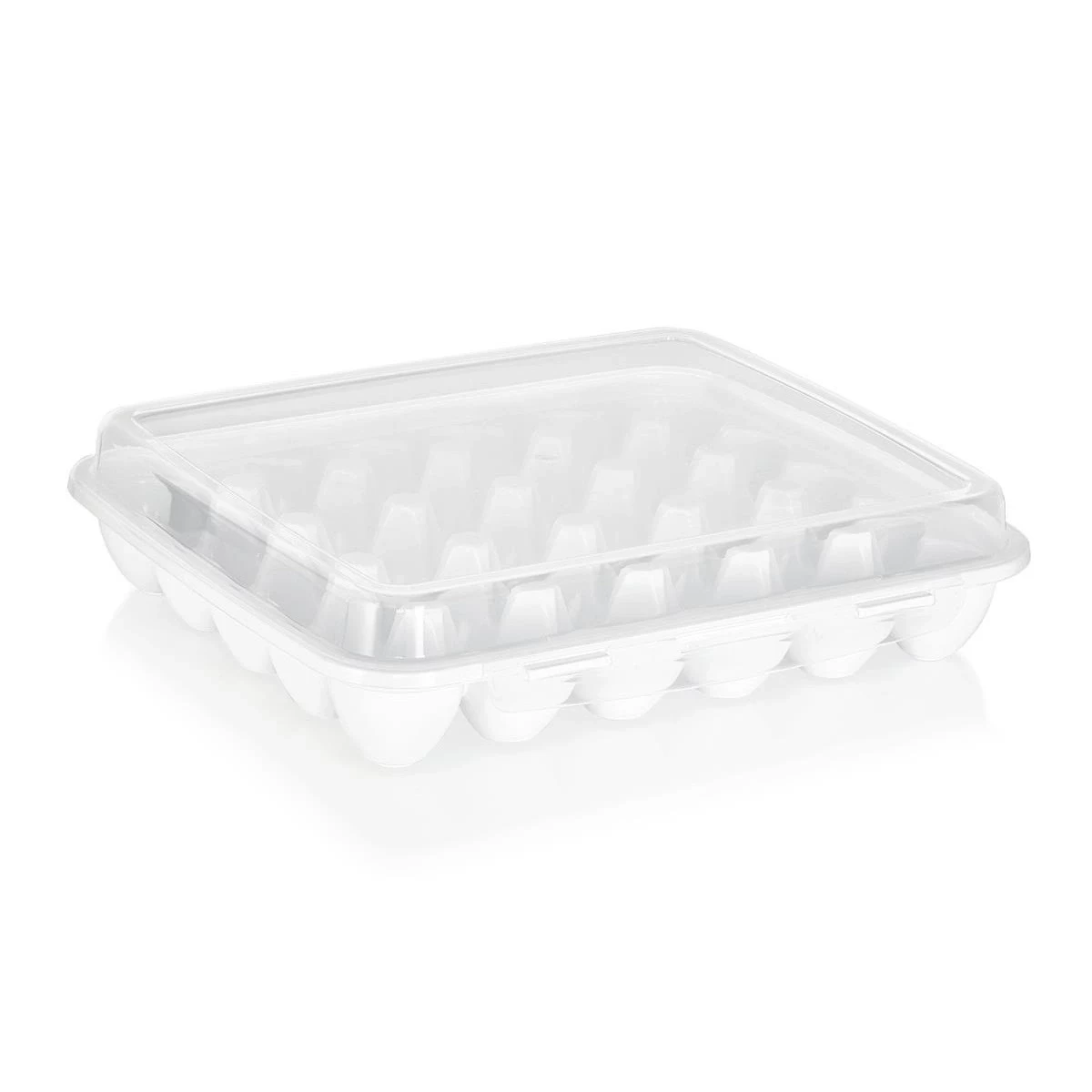 علبة بيض بلاستيك، 30 عين، YU-130 - أبيض